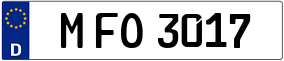 Truck License Plate